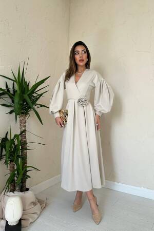 Elegant Modest Formal Wrap Dress - Brand: Elisa - Women & Kids, Baby Clothes Wholesale - Globality Store