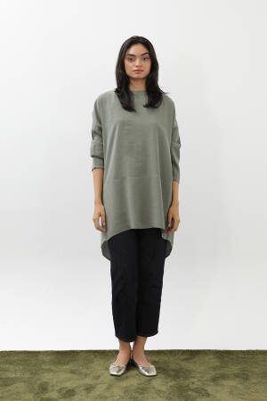 Oversized Fit Casual Tunic With 3/4 Sleeves - Brand: Puane - Women & Kids, Baby Clothes Wholesale - Globality Store