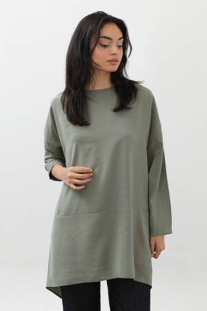 Oversized Fit Casual Tunic With 3/4 Sleeves - Brand: Puane - Women & Kids, Baby Clothes Wholesale - Globality Store