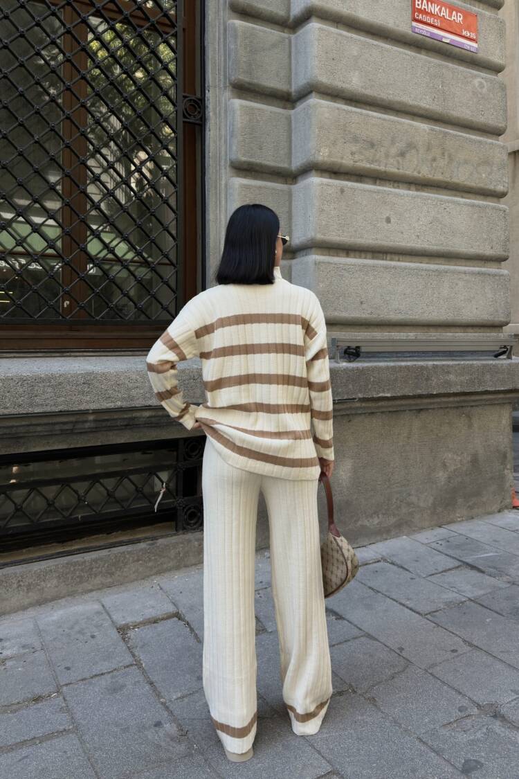 Beige Casual Elegant Modest Suit