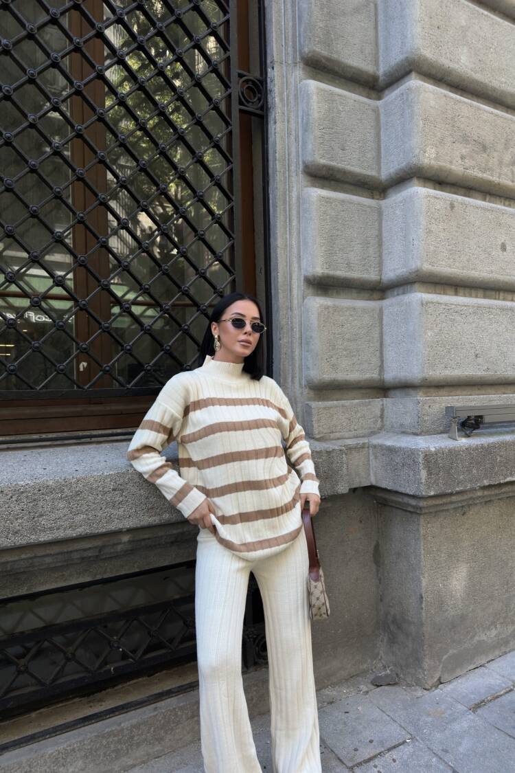 Beige Casual Elegant Modest Suit