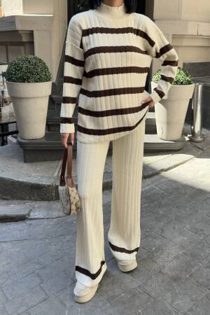 Beige Oversized Fit Suit With Palazzo Pants - Brand: My Fashion - Women & Kids, Baby Clothes Wholesale - Globality Store