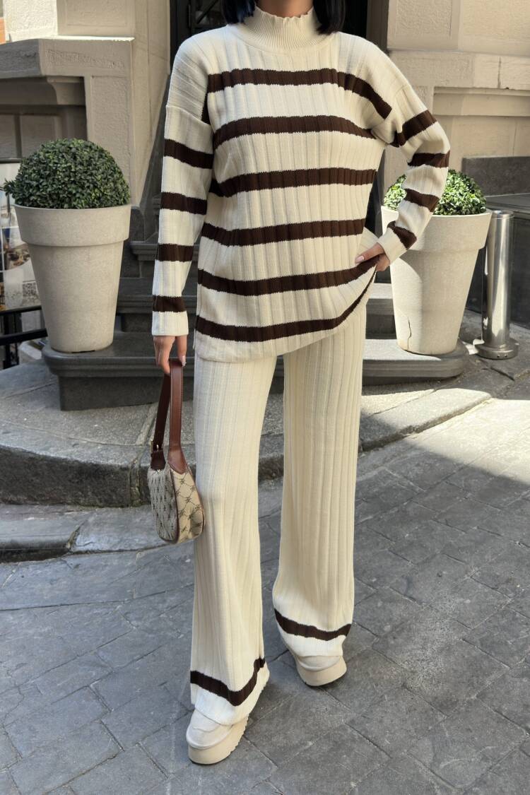 Beige Oversized Fit Suit With Palazzo Pants - Brand: My Fashion - Women & Kids, Baby Clothes Wholesale - Globality Store