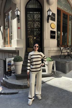 Beige Oversized Fit Suit With Palazzo Pants - Brand: My Fashion - Women & Kids, Baby Clothes Wholesale - Globality Store