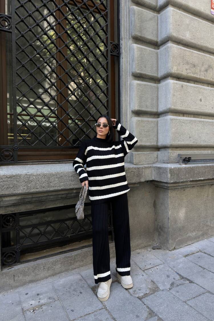 Oversized Fit Striped Palazzo Suit - Brand: My Fashion - Women & Kids, Baby Clothes Wholesale - Globality Store
