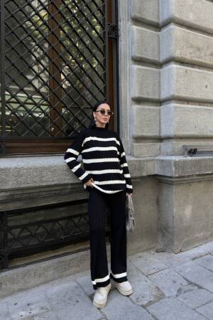 Oversized Fit Striped Palazzo Suit - Brand: My Fashion - Women & Kids, Baby Clothes Wholesale - Globality Store