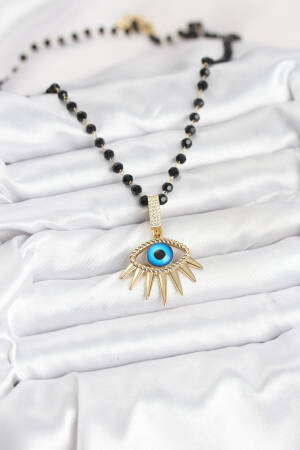 316l Steel Chain Crystal Beaded Eye Model Women Necklace - Brand: Ebijuteri - Women & Kids, Baby Clothes Wholesale - Globality Store