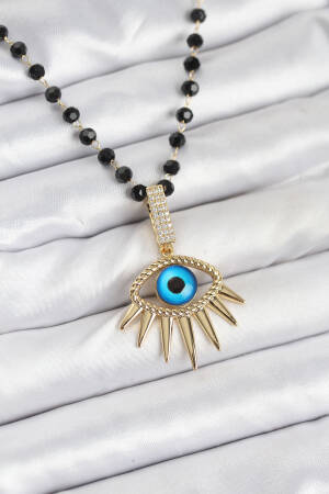 316l Steel Chain Crystal Beaded Eye Model Women Necklace - Brand: Ebijuteri - Women & Kids, Baby Clothes Wholesale - Globality Store