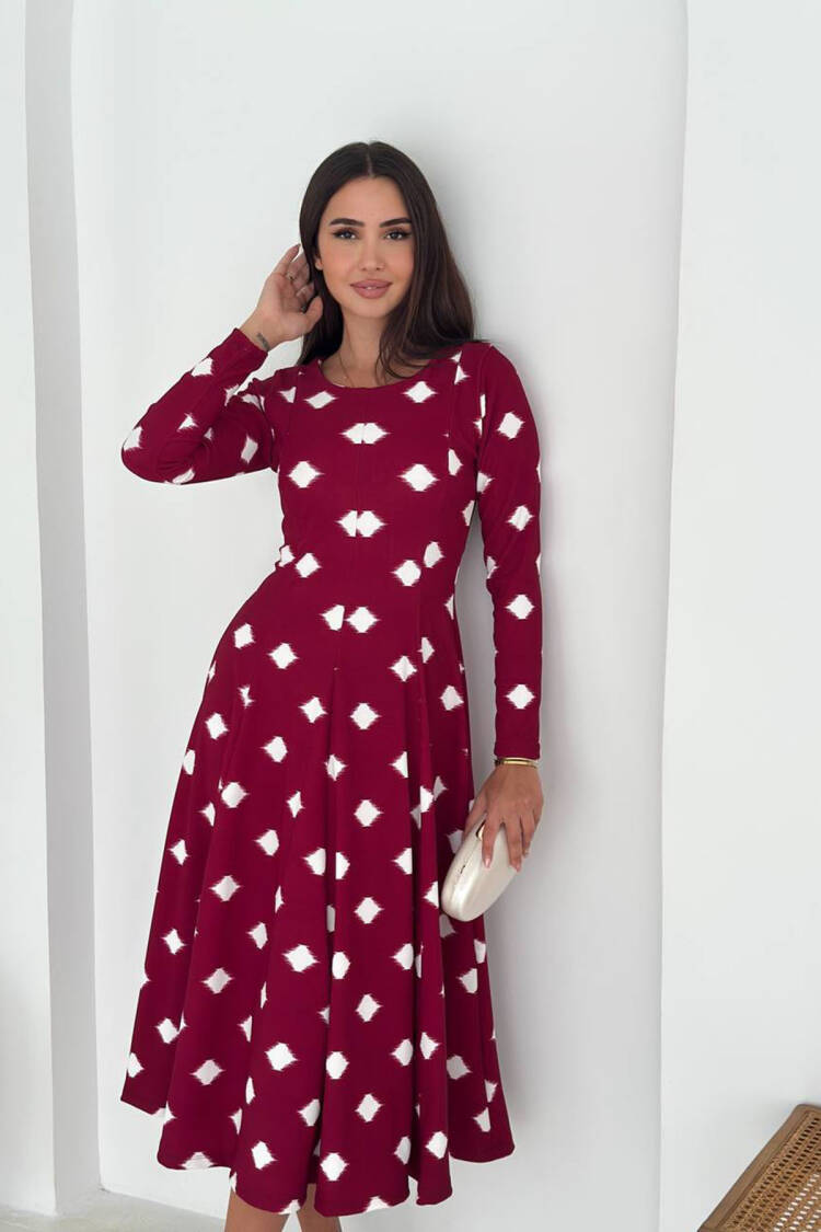 Fit And Flare Midi Dress - Brand: Mode Roy - Women & Kids, Baby Clothes Wholesale - Globality Store