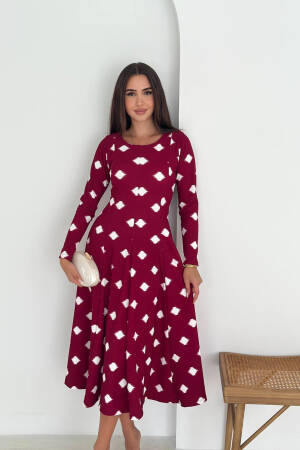 Fit And Flare Midi Dress - Brand: Mode Roy - Women & Kids, Baby Clothes Wholesale - Globality Store