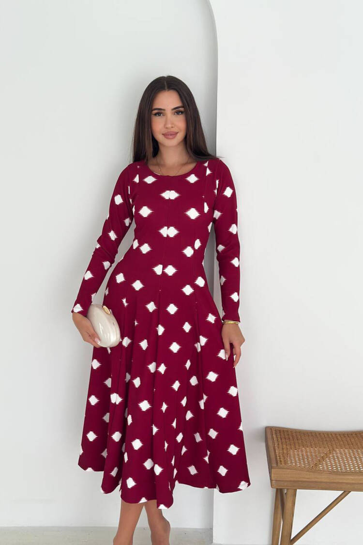 Fit And Flare Midi Dress