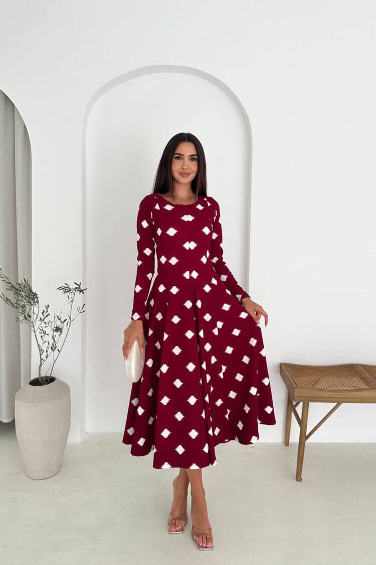 Fit And Flare Midi Dress