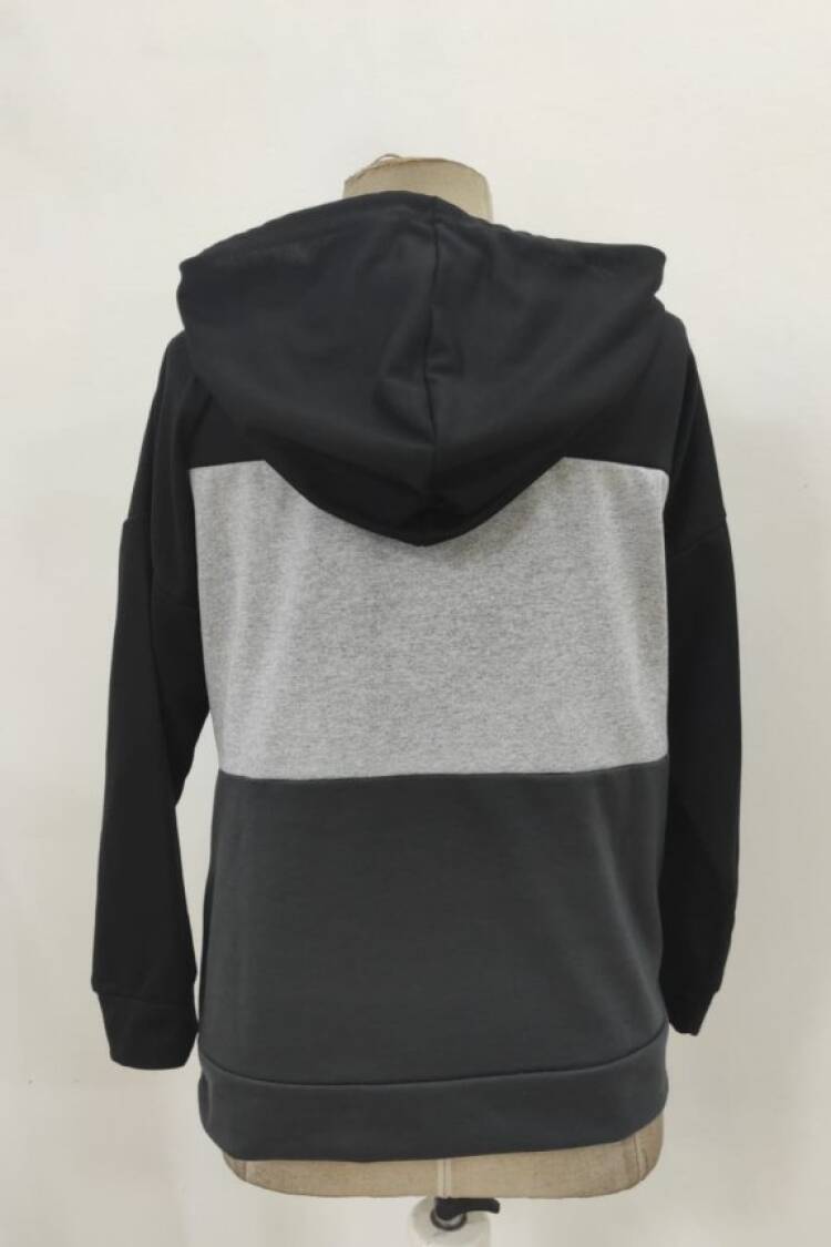 Color Block Casual Sport Blouse