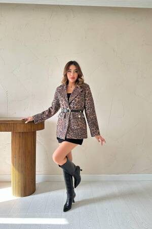 Brown Sexy Slim Fit Single-Breasted Blazer Jacket - Brand: Elisa - Women & Kids, Baby Clothes Wholesale - Globality Store