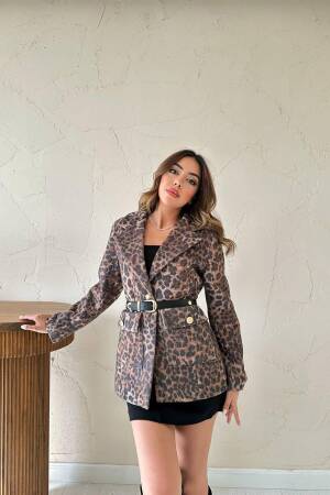 Brown Sexy Slim Fit Single-Breasted Blazer Jacket - Brand: Elisa - Women & Kids, Baby Clothes Wholesale - Globality Store