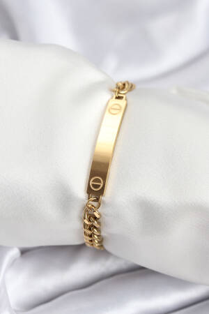 316l Steel Gold Color Writing Suitable Women's Bracelet - Brand: Ebijuteri - Women & Kids, Baby Clothes Wholesale - Globality Store