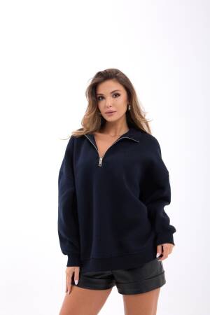 Oversized Fit V-Neck Sweatshirt - Brand: Fame - Women & Kids, Baby Clothes Wholesale - Globality Store