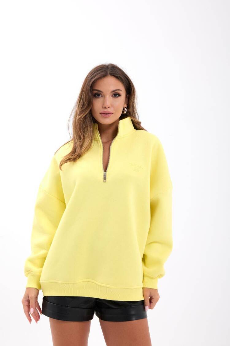 Oversized Fit Sweatshirt With Hooded Neck - Brand: Fame - Women & Kids, Baby Clothes Wholesale - Globality Store
