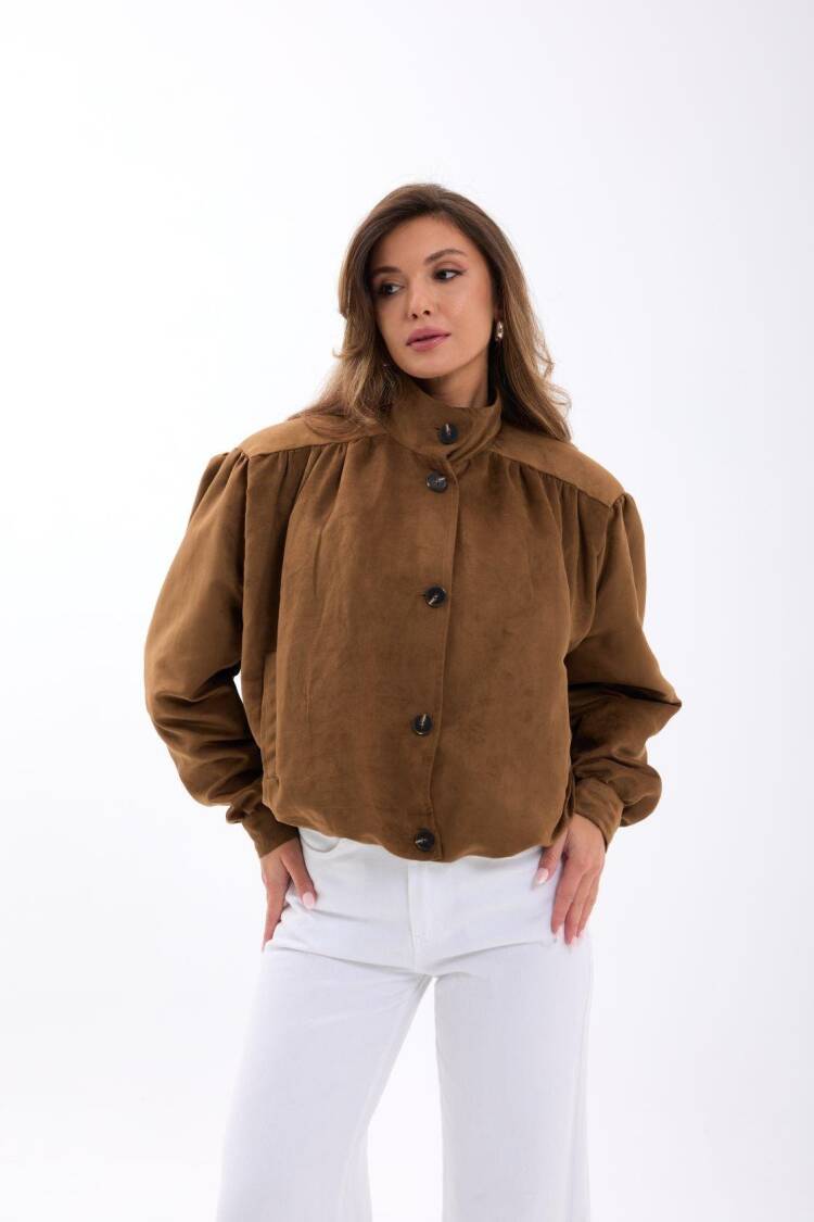 Elegant Single-Breasted Blazer Jacket