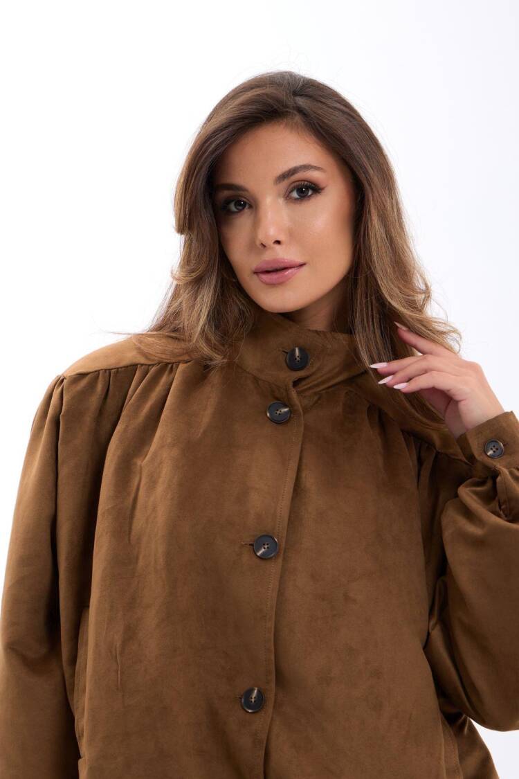 Elegant Single-Breasted Blazer Jacket