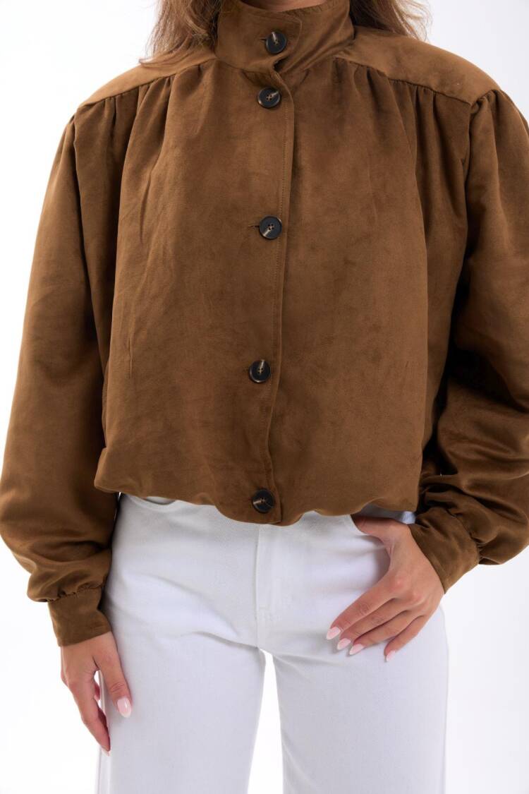 Elegant Single-Breasted Blazer Jacket