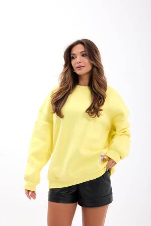 Sweatshirt Oversized Casual Crew Neck - Brand: Fame - Women & Kids, Baby Clothes Wholesale - Globality Store