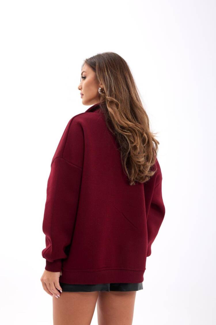 Sweatshirt With Hooded Neck Oversized Fit