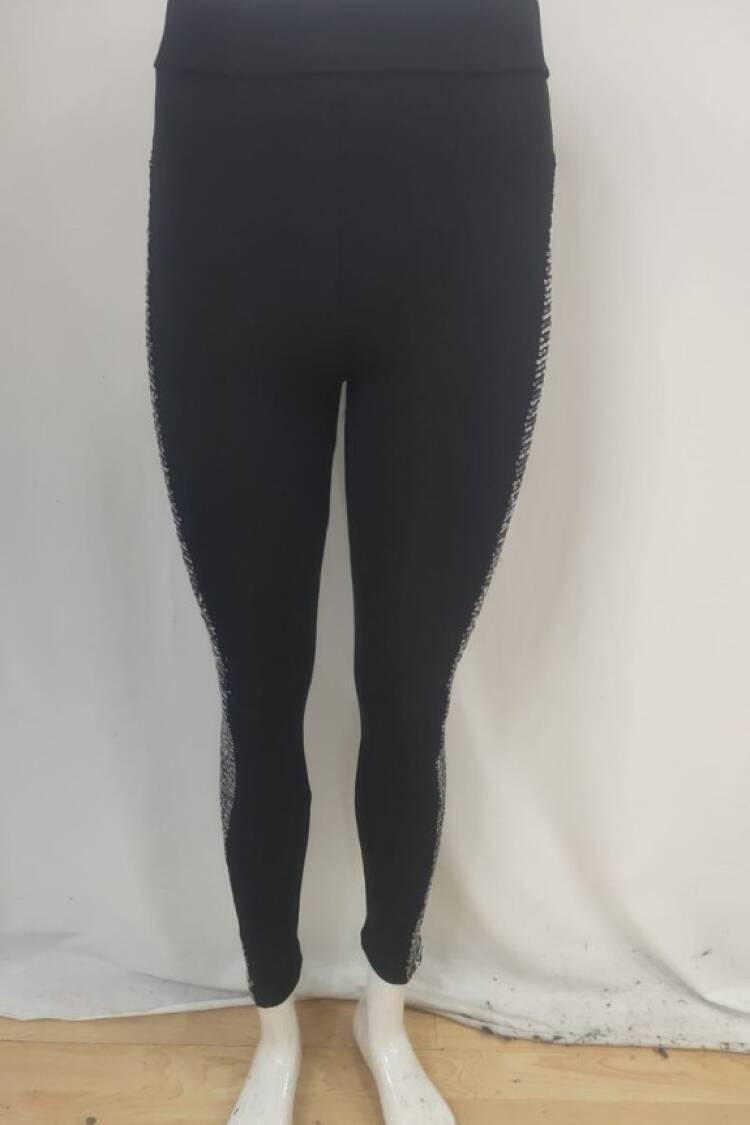 Black Sexy Glam Tregging Pants