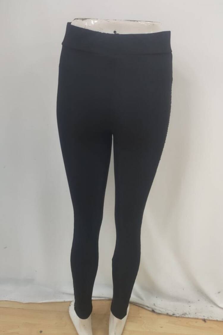 Black Sexy Glam Tregging Pants