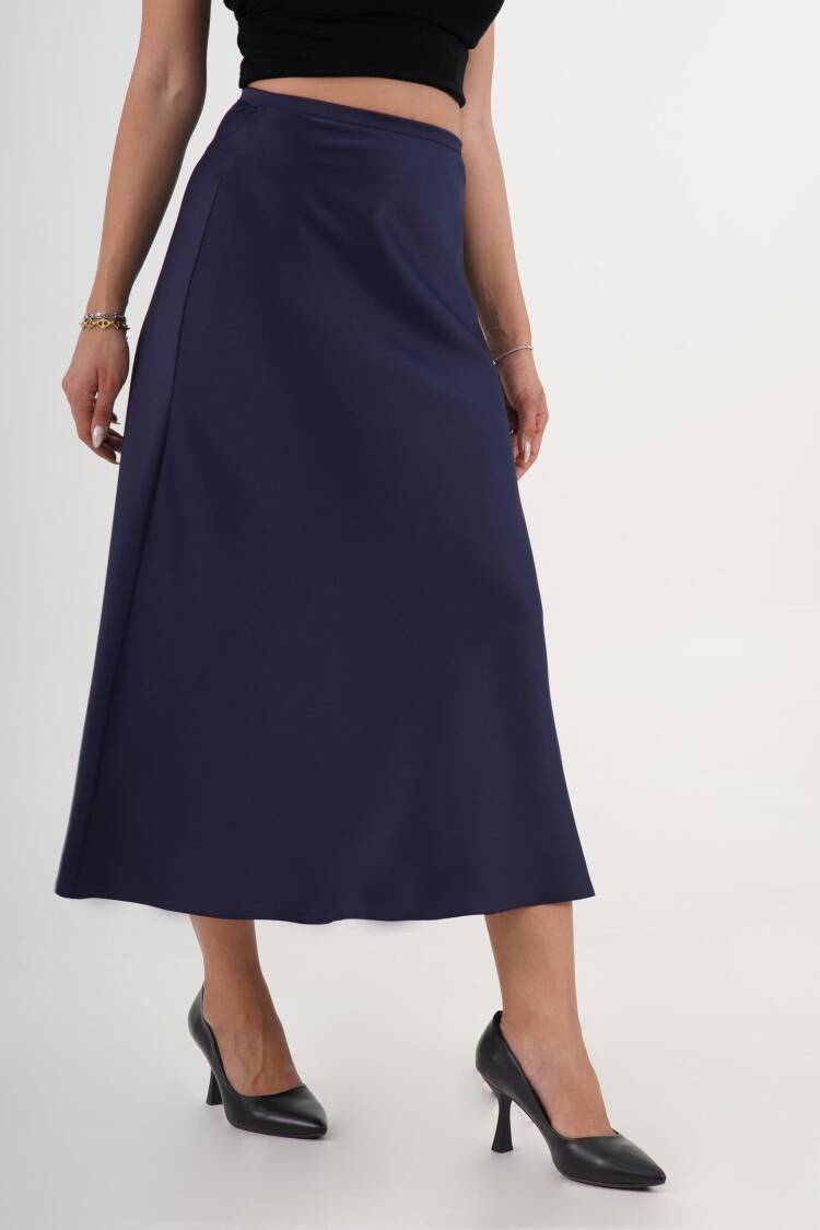 Flared Midi Skirt