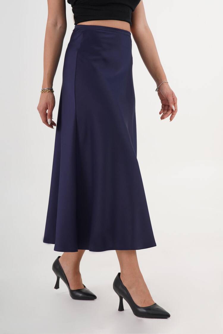 Flared Midi Skirt