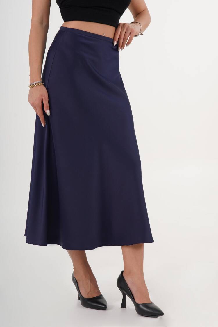Flared Midi Skirt