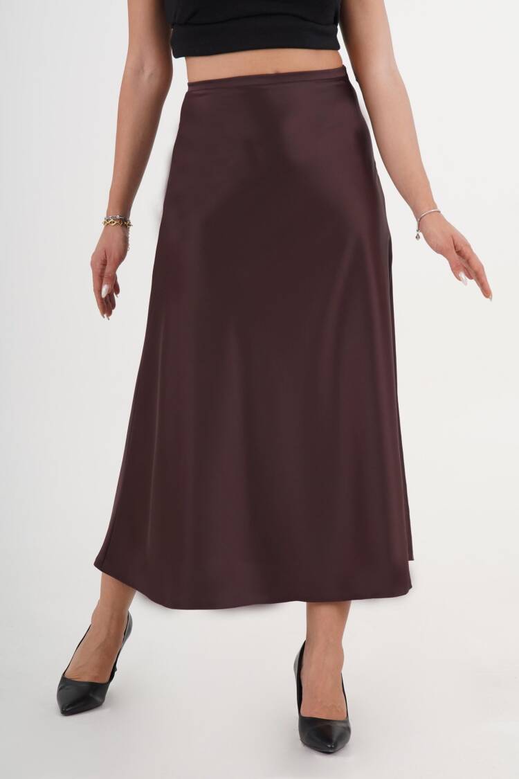 Elegant Flared Midi Skirt