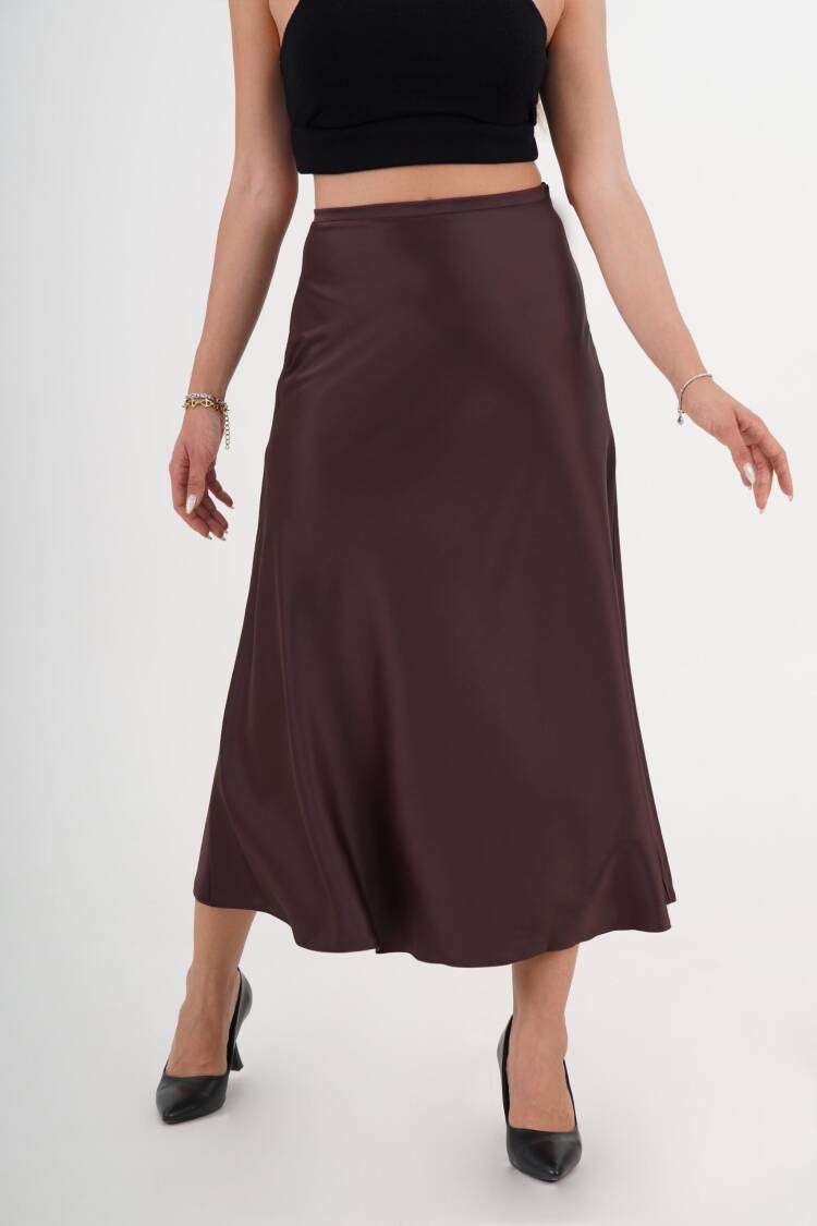 Elegant Flared Midi Skirt