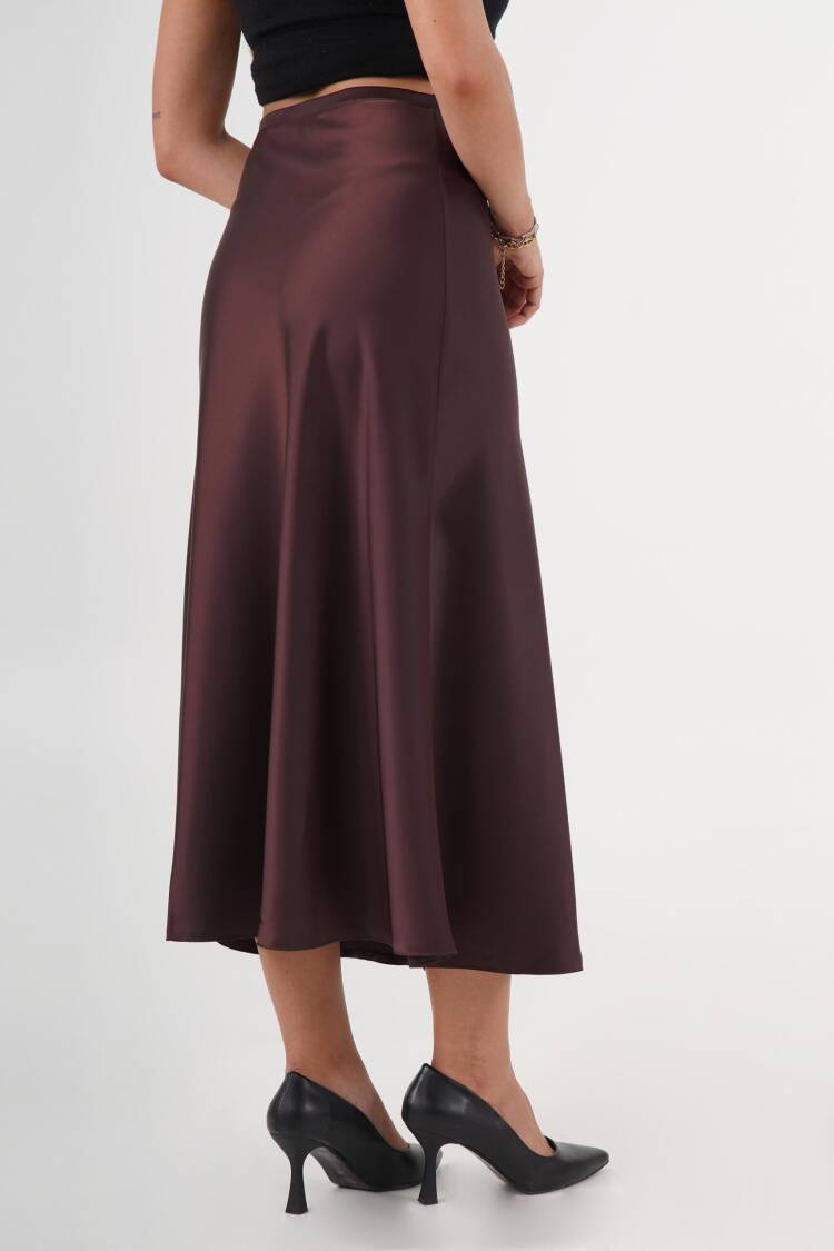Elegant Flared Midi Skirt
