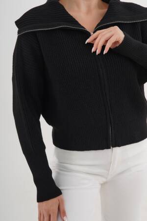 Zip Up Hooded Neck Cardigan - Brand: Lustrin - Women & Kids, Baby Clothes Wholesale - Globality Store