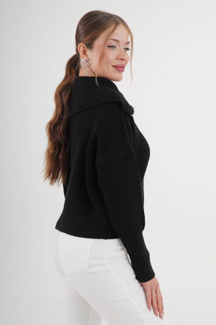 Zip Up Hooded Neck Cardigan