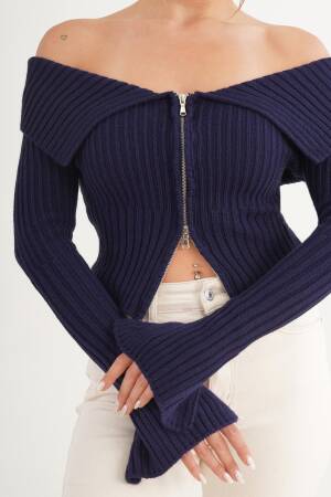 Cardigan - Sexy Casual Elegant Zip-Up - Brand: Lustrin - Women & Kids, Baby Clothes Wholesale - Globality Store