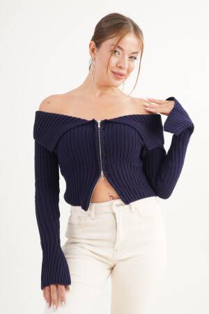 Cardigan - Sexy Casual Elegant Zip-Up - Brand: Lustrin - Women & Kids, Baby Clothes Wholesale - Globality Store