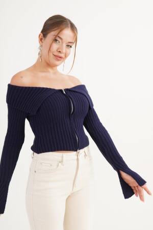 Cardigan - Sexy Casual Elegant Zip-Up - Brand: Lustrin - Women & Kids, Baby Clothes Wholesale - Globality Store