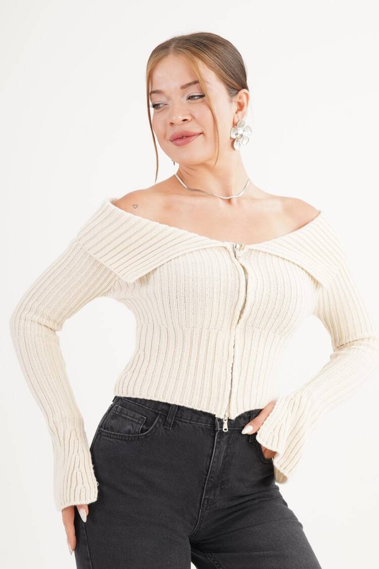 Beige Slim Fit Sexy Casual Elegant Cardigan