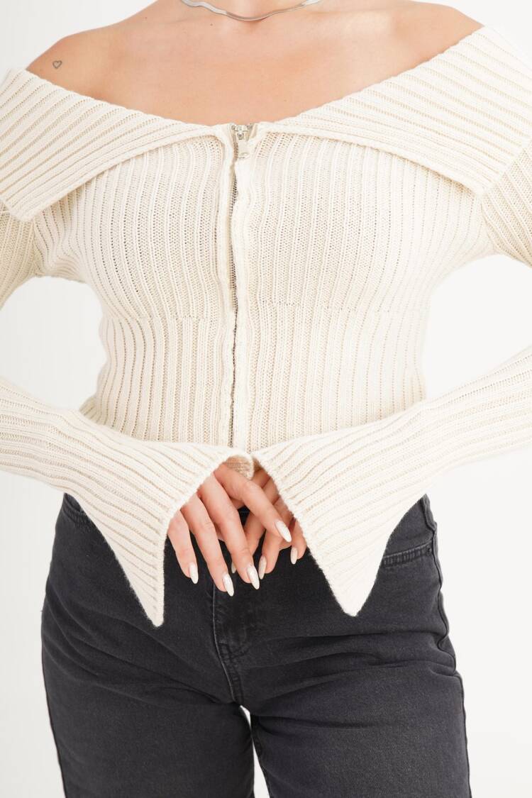 Beige Slim Fit Sexy Casual Elegant Cardigan
