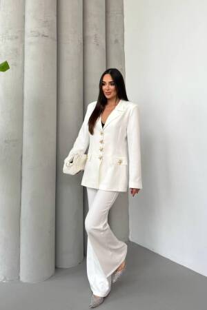 Glam Formal Suit With Flare Leg Bootcut Pants - Brand: My Jest Fashion - Women & Kids, Baby Clothes Wholesale - Globality Store