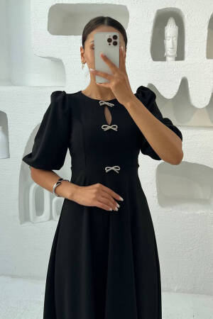 Elegant Fit And Flare Dress - Brand: Mode Roy - Women & Kids, Baby Clothes Wholesale - Globality Store