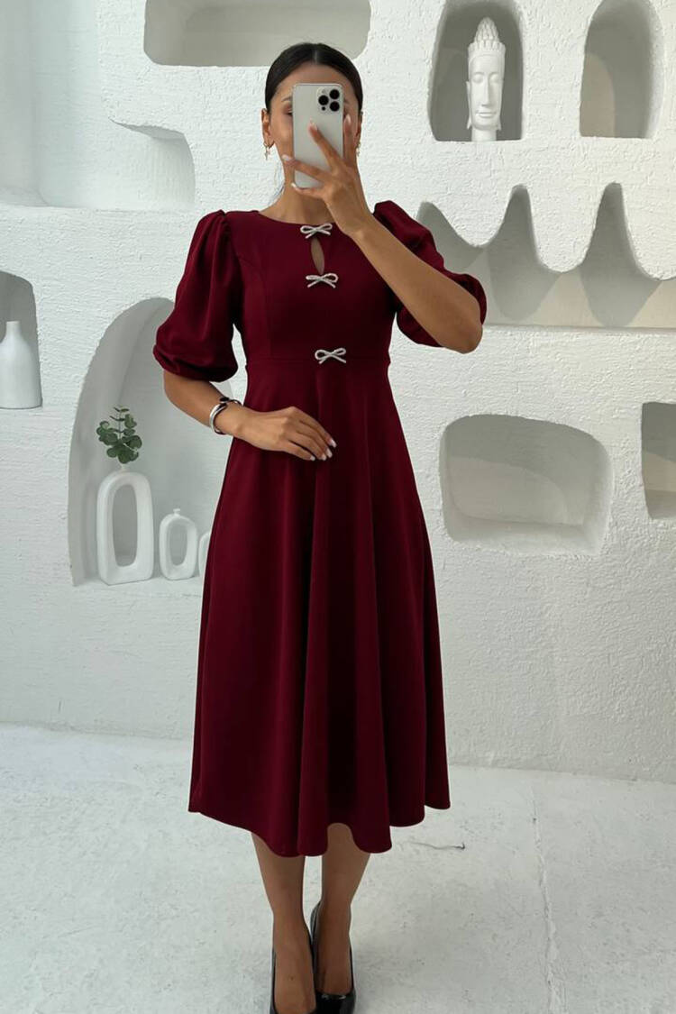 Fit And Flare Midi Dress