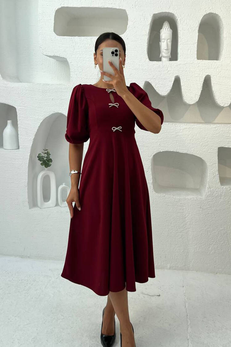 Fit And Flare Midi Dress - Brand: Mode Roy - Women & Kids, Baby Clothes Wholesale - Globality Store