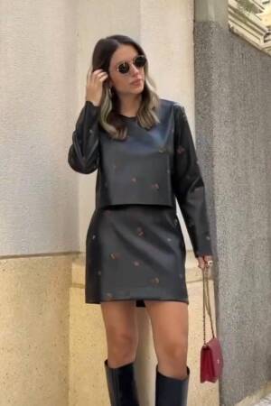 Floral Bodycon Mini Skirt Set - Brand: My Jest Fashion - Women & Kids, Baby Clothes Wholesale - Globality Store