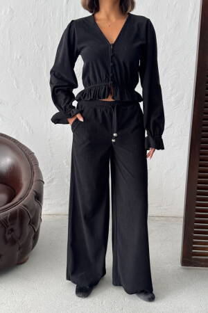 Wide Leg Palazzo Pants High Waist Drawstring - Brand: Topshow - Women & Kids, Baby Clothes Wholesale - Globality Store