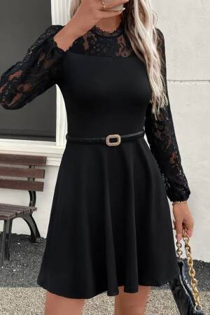 Elegant Black Fit And Flare Mini Dress - Brand: Janes - Women & Kids, Baby Clothes Wholesale - Globality Store