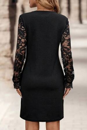 Elegant Black Sheath Dress With Ruffle Sleeves - Brand: Janes - Women & Kids, Baby Clothes Wholesale - Globality Store